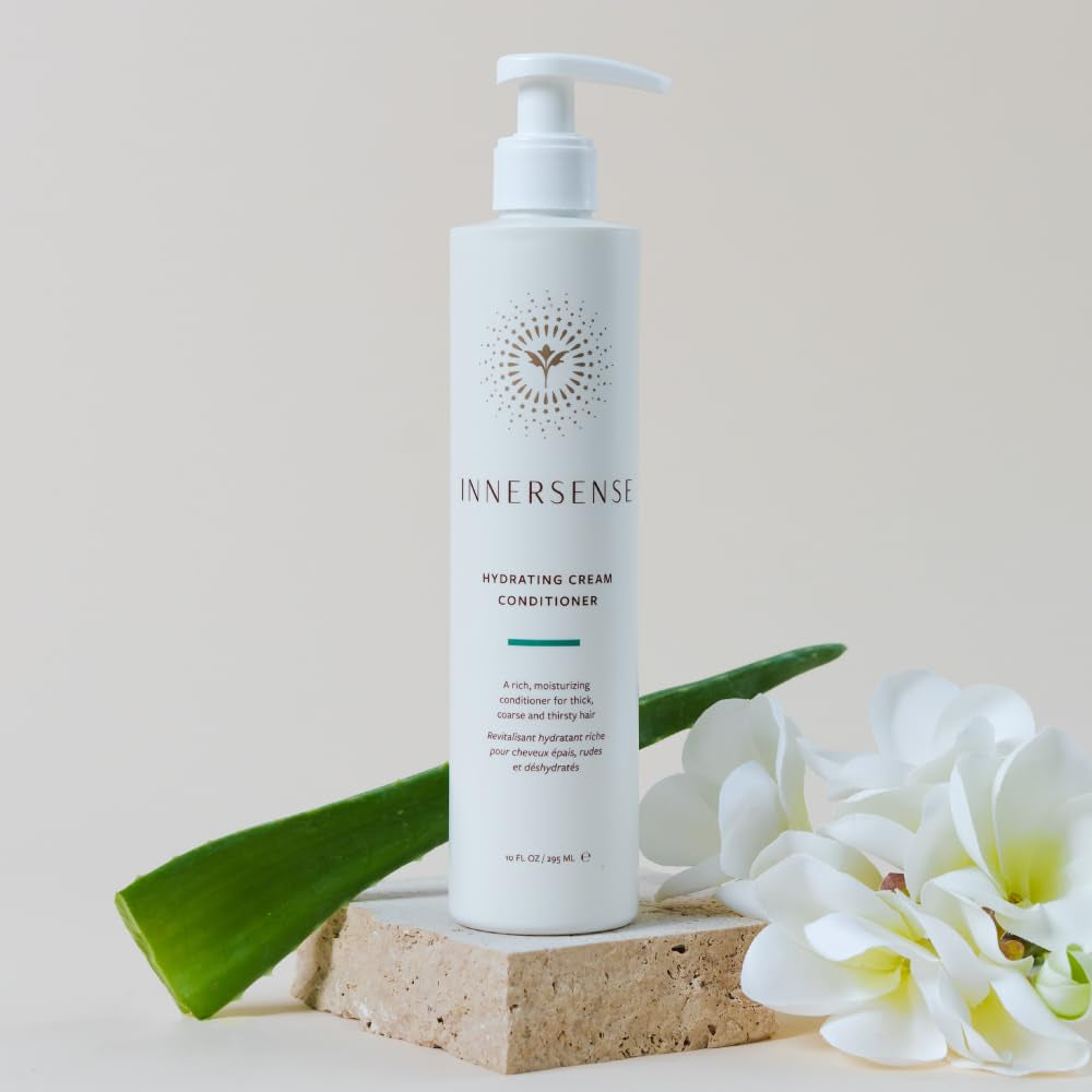 Organic Beauty - Hydrating Cream Conditioner (10Oz) | Deep Moisture for Dry, Coarse + Damaged Hair | Softens, Smooths Frizz + Detangles | Sulfate-Free, Non-Toxic, Clean