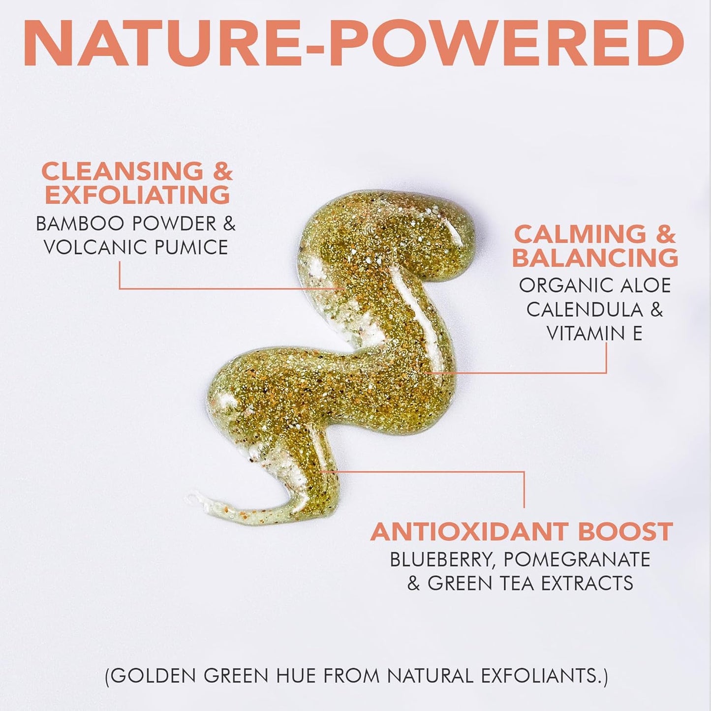 Face Scrub and Face Wash, Gentle Exfoliating, Cleansing Facial Scrub Exfoliator, Natural & Organic Ingredients | Cleansing Facial Scrub Exfoliator, Natural & Organic Ingredients