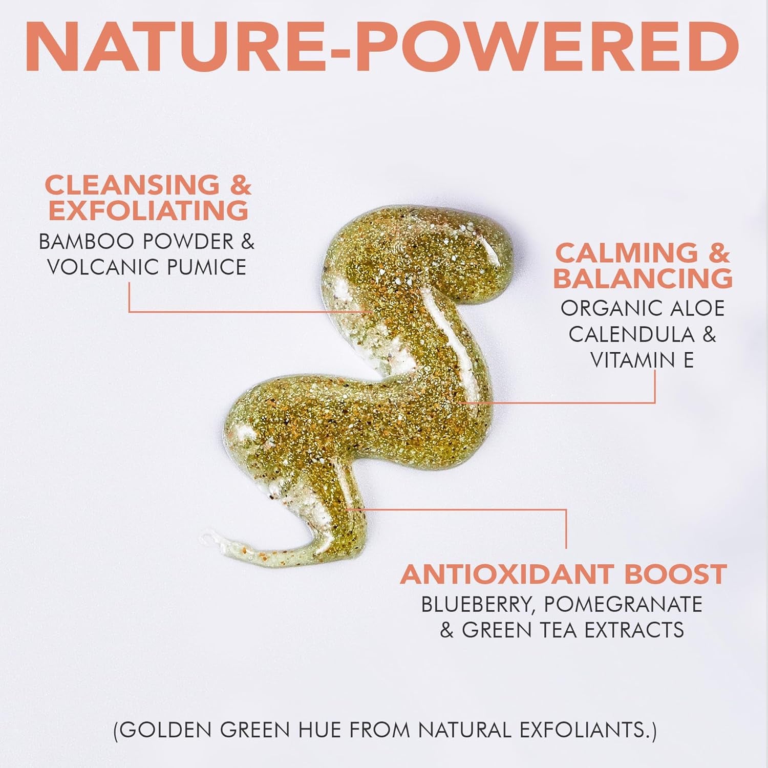 Face Scrub and Face Wash, Gentle Exfoliating, Cleansing Facial Scrub Exfoliator, Natural & Organic Ingredients | Cleansing Facial Scrub Exfoliator, Natural & Organic Ingredients