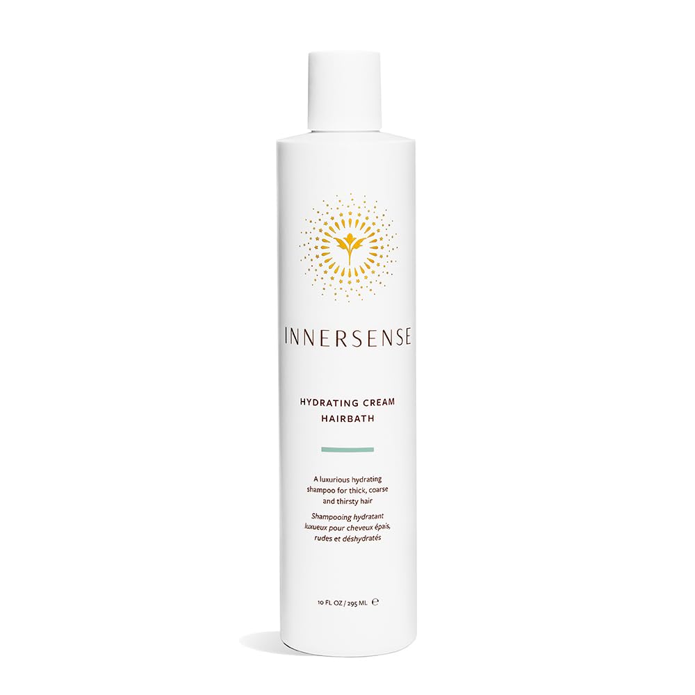 Organic Beauty - Hydrating Cream Hairbath Shampoo (10Oz) | Hydrates Dry, Coarse + Damaged Hair | Smooths Frizz, Restores Shine + Bounce | Sulfate-Free, Non-Toxic, Clean Haircare