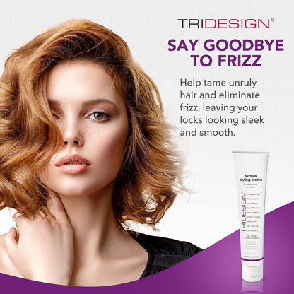 Texture Styling Creme Topical Nutrition Complex - 6 Oz | Scented Smoothing Cream Helps Control Frizz, Leaving Hair Feeling Deeply Nourished, Manageable, and Beautifully Soft