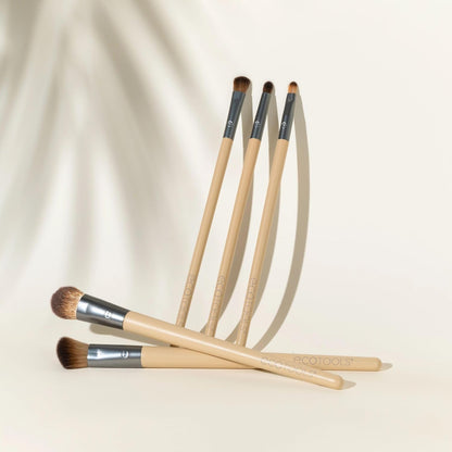 Daily Defined Eye Brush Kit, Makeup Brushes, 5 Piece Set | Eye Brushes for Liquid, Powder, and Cream Eyeshadow and Eyeliner Application, Synthetic Hair, Cruelty-Free