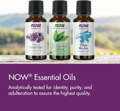 NOW Essential Oils, Lemongrass Oil, Undiluted, Steam Distilled, 4 Fl. Oz