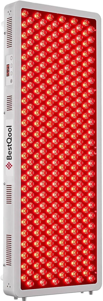 Red Light Therapy Panel, FSA-HSA 4 Wavelengths Full Body, 470W | 630-940Nm Infrared Light Therapy, 300 Leds Elite Grade Dual Chip, Large LED Light Lamp for Body, Face at Home, Modular Design